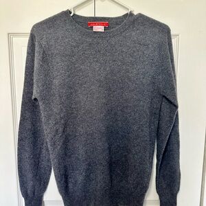 Halston Heritage Charcoal Crewneck Sweater